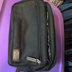 Relic Black Canvas Toiletry Bag